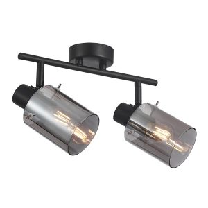 Reflektor sufitowy Sardo ruchomy czarny 2xE14x40W IP20 Italux 1037338 Reflektor sufitowy Sardo ruchomy czarny 2xE14x40W IP20 Italux 1037338