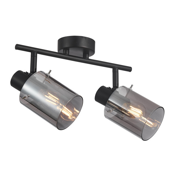 Reflektor sufitowy Sardo ruchomy czarny 2xE14x40W IP20 Italux 1037338