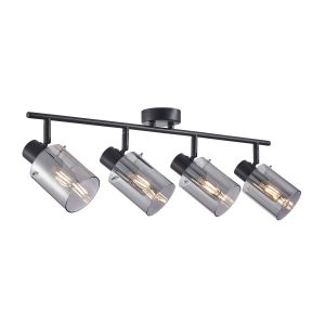 Reflektor sufitowy Sardo ruchomy czarny 4xE14x40W IP20 Italux 1037458 Reflektor sufitowy Sardo ruchomy czarny 4xE14x40W IP20 Italux 1037458