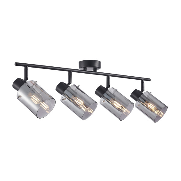 Reflektor sufitowy Sardo ruchomy czarny 4xE14x40W IP20 Italux 1037458