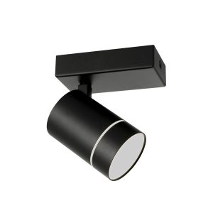Reflektor sufitowy Selma ruchomy czarny LED 5W 4000 K 320lm IP20 Italux 991597 Reflektor sufitowy Selma ruchomy czarny LED 5W 4000 K 320lm IP20 Italux 991597