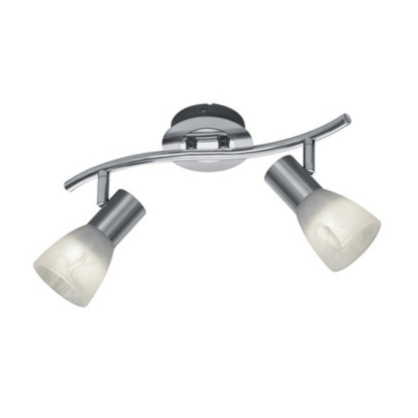 Reflektor sufitowy srebrno-biały LEVISTO 2xE14x40W wym:19x33x10cm Trio 866732