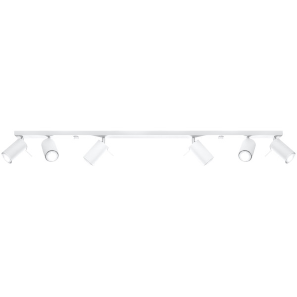 Reflektor sufitowy TORQUE biały 6xGU10x40W wym:6x117x16cm IP20 Pure Lume 1033926