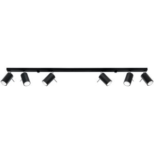 Reflektor sufitowy TORQUE czarny 6xGU10x40W wym:6x117x16cm IP20 Pure Lume 1033939 Reflektor sufitowy TORQUE czarny 6xGU10x40W wym:6x117x16cm IP20 Pure Lume 1033939