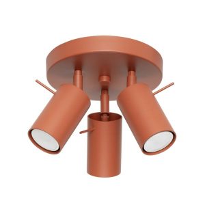 Reflektor sufitowy TORQUE ochra czerwona 3xGU10x10W IP20 Pure Lume 1033910 Reflektor sufitowy TORQUE ochra czerwona 3xGU10x10W IP20 Pure Lume 1033910