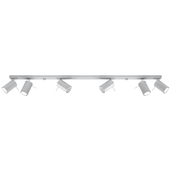 Reflektor sufitowy TORQUE szary 6xGU10x40W wym:15x120x120cm IP20 Pure Lume 1033963