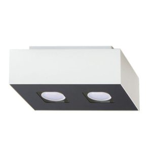 Reflektor sufitowy UNIKO biało-czarny 2xGU10x40W IP20 Pure Lume 1035563 Reflektor sufitowy UNIKO biało-czarny 2xGU10x40W IP20 Pure Lume 1035563