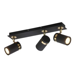 Reflektor sufitowy Verano ruchomy czarny 3xGU10x35W IP20 Italux 1037412 Reflektor sufitowy Verano ruchomy czarny 3xGU10x35W IP20 Italux 1037412