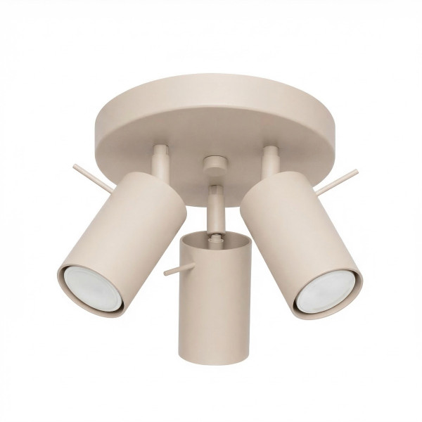 Reflektor sufitowy VICTORIA taupe 3xGU10x10W IP20 Pure Lume 1034260