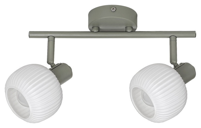 Reflektor sufitowy zielono-biały Soraya 2xE14x40W wym:15x32x18cm Rabalux 866243