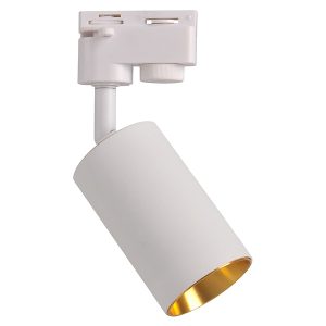 Reflektor szynowy Maribel aluminiowy biało-złoty 205187