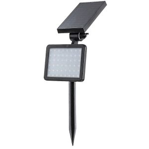 Reflektor wbijany solarny LED 9.6W Kelna czarny 77011 Rabalux 962472 Reflektor wbijany solarny LED 9.6W Kelna czarny 77011 Rabalux 962472