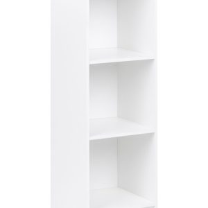 Regał 3 półki na książki minimalistyczny styl 40 x 40 cm biały 825722 Regał 3 półki na książki minimalistyczny styl 40 x 40 cm biały 825722