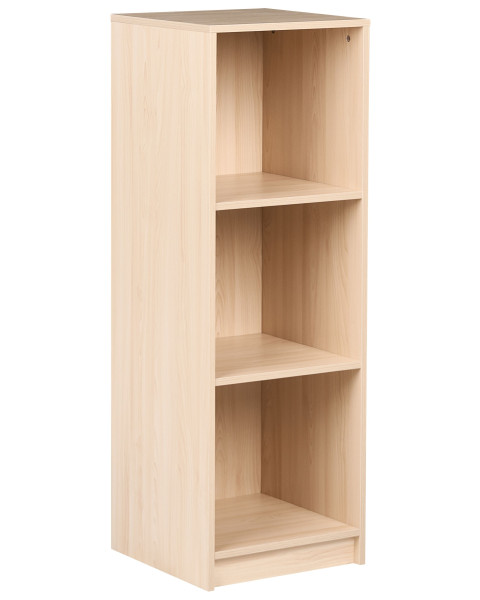 Regał 3 półki na książki minimalistyczny styl 40 x 40 cm jasnobrązowy 825726