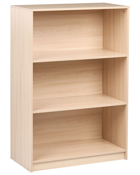 Regał 3 półki na książki minimalistyczny styl 80 x 40 cm jasnobrązowy 825725