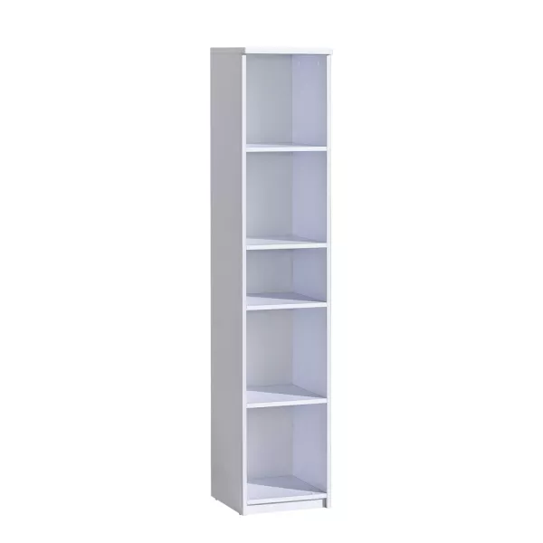 Regał 35 cm na książki ANETT młodzieżowy biały 793558