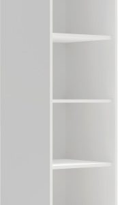 Regał 45 cm na książki z półkami MAXIDO biały 787781 Regał 45 cm na książki z półkami MAXIDO biały 787781
