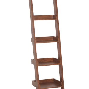 Regał 5 półek 166×45 cm ciemne drewno 70372