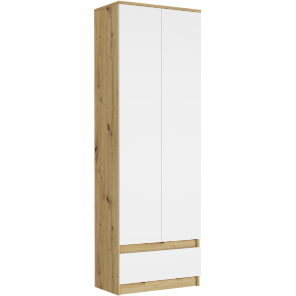 Regał 60 cm szafa 2 drzwi 1 szuflada FRAMIRE B-4 artisan mix 963995