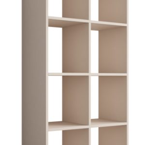 Regał – 8 przegródek, kolor: kaszmir, 147 × 74 × 30 cm, poziomy lub pionowy 701691 Regał – 8 przegródek, kolor: kaszmir, 147 × 74 × 30 cm, poziomy lub pionowy 701691
