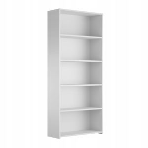 Regał 80Cm Półka Szafka Książki Biała Szafa 291478 Regał 80Cm Półka Szafka Książki Biała Szafa 291478