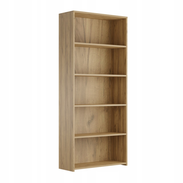 Regał 80Cm Półka Szafka Książki Złoty Craft Szafa 291471