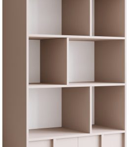 Regał 90 cm do salonu LEXA 939976 Regał 90 cm do salonu LEXA 939976