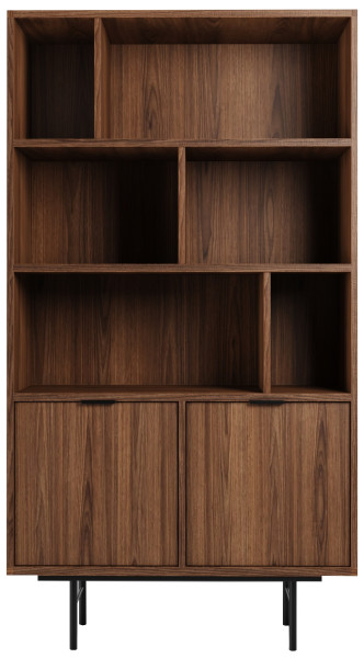 Regał 90 cm orzech warmia ELVIO półki salon biuro 773777