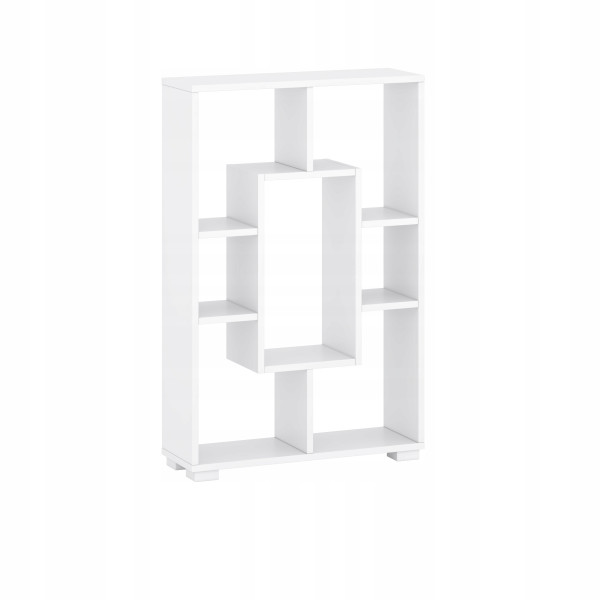Regał 90x60x20 cm ścienny podłogowy biały matowy 362261