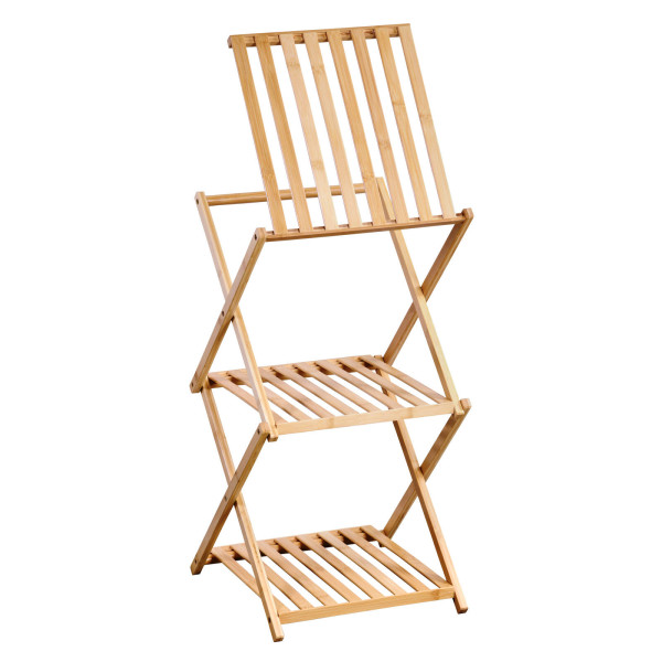 Regał bambusowy z trzema pólkami, 67 cm 656785
