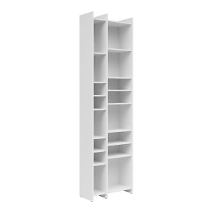 Regał Benny 60 cm z 14 półkami biały 208055 Regał Benny 60 cm z 14 półkami biały 208055