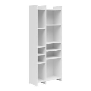 Regał Benny 60 cm z 8 półkami biały 208054 Regał Benny 60 cm z 8 półkami biały 208054