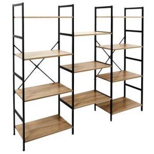 Regał Bistrot czarny/naturalny 78855 Regał Bistrot czarny/naturalny 78855