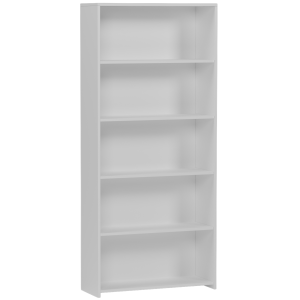 Regał biurowy 80 cm półka szafka ksiązki FRAMIRE B-80 biały 836624 Regał biurowy 80 cm półka szafka ksiązki FRAMIRE B-80 biały 836624
