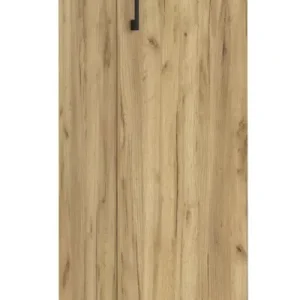 Regał biurowy minimalistyczny z drzwiczkami dąb craft – Ornix 224671 Regał biurowy minimalistyczny z drzwiczkami dąb craft – Ornix 224671