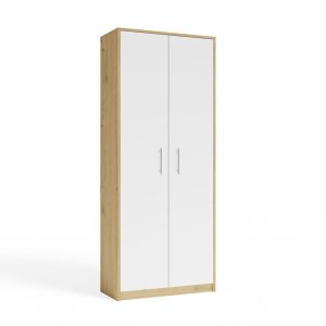 Regał Biurowy OLIV 2D 2 Drzwi Do Biura Do Gabinetu Salonu dąb artisan biel 879372 Regał Biurowy OLIV 2D 2 Drzwi Do Biura Do Gabinetu Salonu dąb artisan biel 879372