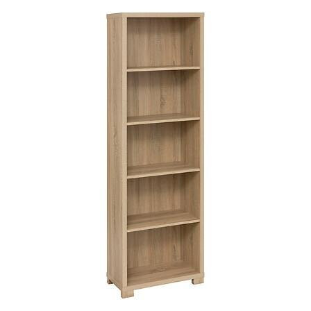 REGAŁ Bivoak 5 półek naturalny REGULOWANE PÓŁKI z MDF 480758