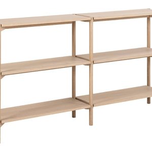 Regał Braidwood 169 cm z półkami dąb bielony 49164 Regał Braidwood 169 cm z półkami dąb bielony 49164