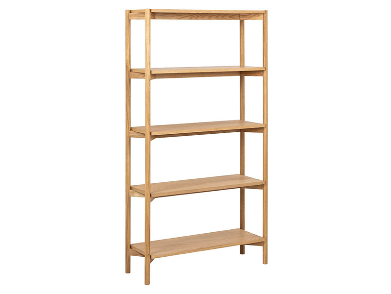 Regał Braidwood 86 cm z półkami dąb 49524
