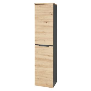 Regał Brego 45 cm z drzwiami antracyt/dąb artisan 985136 Regał Brego 45 cm z drzwiami antracyt/dąb artisan 985136