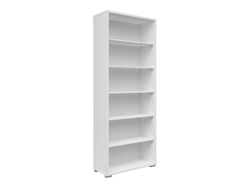 Regał Connect 79 cm z 5 półkami biały 858763