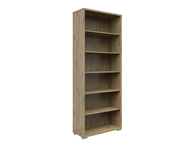 Regał Connect 79 cm z 5 półkami dąb viking 858771