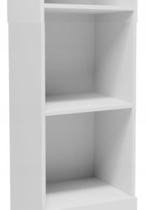 Regał CR3-ST1 130cm biały szuflady półki szafka na ubrania książki zabawki 963089 Regał CR3-ST1 130cm biały szuflady półki szafka na ubrania książki zabawki 963089