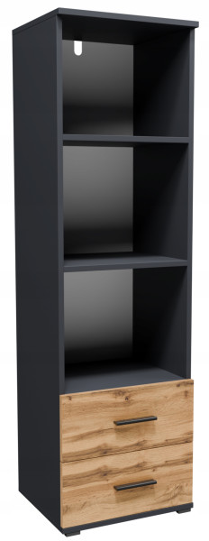Regał CR3-ST1 130cm grafit-wotan szuflady szafka ubrania książki zabawki 1037721
