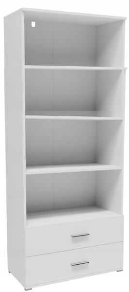 Regał CR3-ST4 180cm biały szuflady półki szafka na ubrania książki zabawki 963091