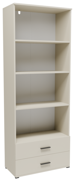Regał CR3-ST4 180cm kaszmir szuflady półki szafka ubrania książki zabawki 963090