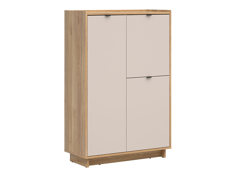Regał Dalva 96 cm z 3 drzwiami dąb mauvella/kaszmir 1005741