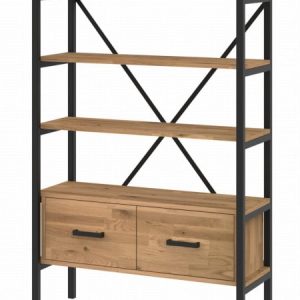 Regał dębowy Medium-Cabinet 160x100x30 cm LOFT z drzwiczkami K1-1 487433 Regał dębowy Medium-Cabinet 160x100x30 cm LOFT z drzwiczkami K1-1 487433
