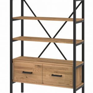 Regał dębowy Medium-Cabinet 160x80x30 cm LOFT z drzwiczkami K1-1 487434 Regał dębowy Medium-Cabinet 160x80x30 cm LOFT z drzwiczkami K1-1 487434