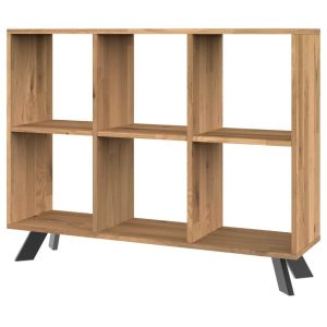 Regał dębowy TOLEDO BOX na książki i segregatory LOFT H2S3 333358 Regał dębowy TOLEDO BOX na książki i segregatory LOFT H2S3 333358